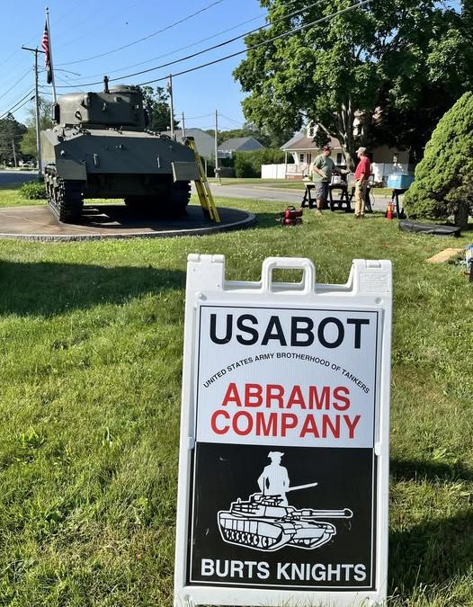 2025 Veterans Organization Restoring Historic Military Tanks in New Bedford, MA.